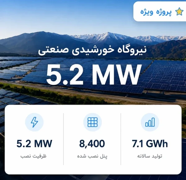 نیروگاه خورشیدی صنعتی